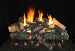 21" Kodiak Timbers Double Stack Log Set
