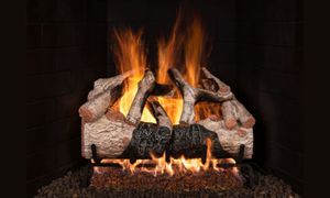 Charred Mountain Birch Flame Enhanced Logs - 18/20"