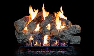 G31 Series Charred Royal English Oak Logs - 18/20"