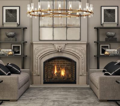 The Alpha 36 Gas Fireplace, available at Tate Builders Supply in Erlanger, Kentucky