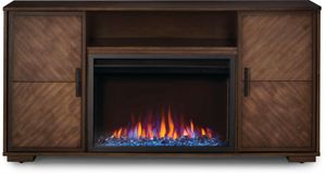 The Hayworth - Electric Fireplace Media Console