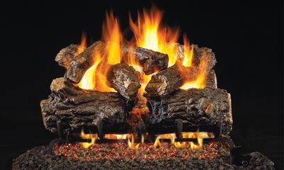 The Burnt Rustic Oak Logs - 18/20", available at Tate Builders Supply in Erlanger, Kentucky