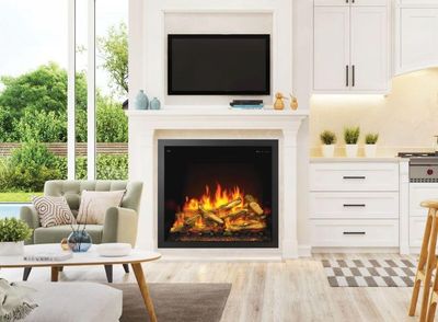 The Elevation 36 Electric Fireplace, available at Tate Builders Supply in Erlanger, Kentucky