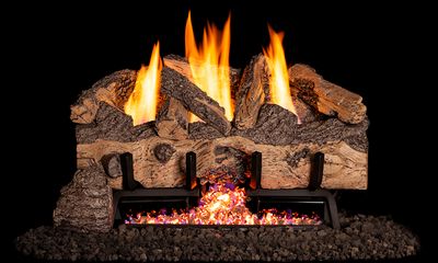 The G10 Series Vent-Free Gnarled Split Logs - 24", available at Tate Builders Supply in Erlanger, Kentucky
