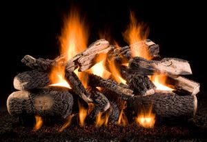 21" Kodiak Char Double Stack Log Set