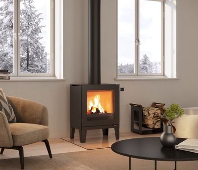 The RAIS Q-Tee 2 Wood Stove, available at Tate Builders Supply in Erlanger, Kentucky