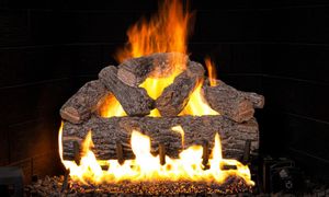 Golden Oak Designer Plus Flame Enhanced Logs - 18/20"