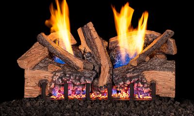 The G19A Series Vent-Free Foothill Split Oak Logs - 24", available at Tate Builders Supply in Erlanger, Kentucky