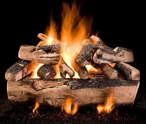 30" Kodiak Split Triple Stack Log Set