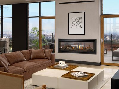 The Callaway See Thru Gas Fireplace, available at Tate Builders Supply in Erlanger, Kentucky