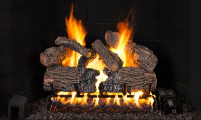 The Charred Oak Flame Enhanced Logs - 24", available at Tate Builders Supply in Erlanger, Kentucky