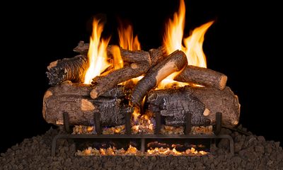 The G31 Series Charred American Oak Logs - 18/20", available at Tate Builders Supply in Erlanger, Kentucky