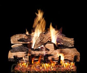 Split Oak Designer Plus Flame Enhanced Logs - 18/20"
