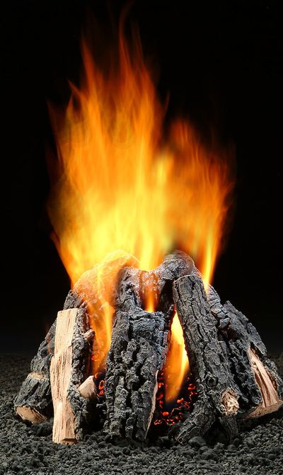The Kiva Gas Log Set, available at Tate Builders Supply in Erlanger, Kentucky