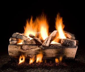 21" Kodiak Split Double Stack Log Set