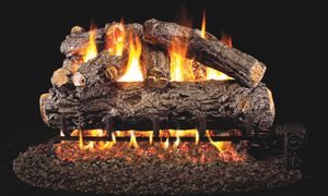 Rustic Oak Designer Logs - 24"